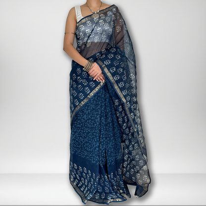 Beas | Block Print Saree