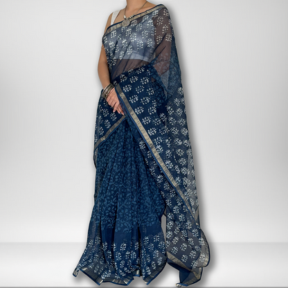 Beas | Block Print Saree