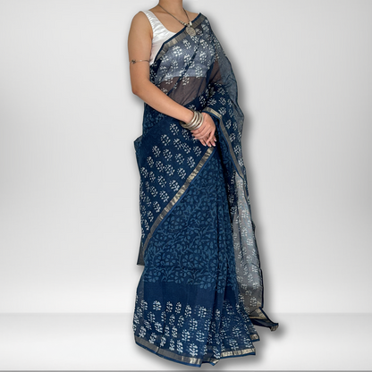 Beas | Block Print Saree