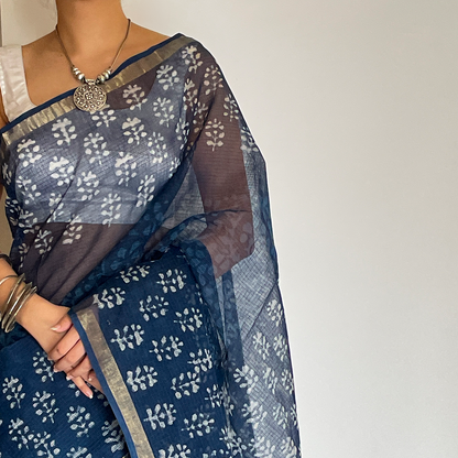 Beas | Block Print Saree