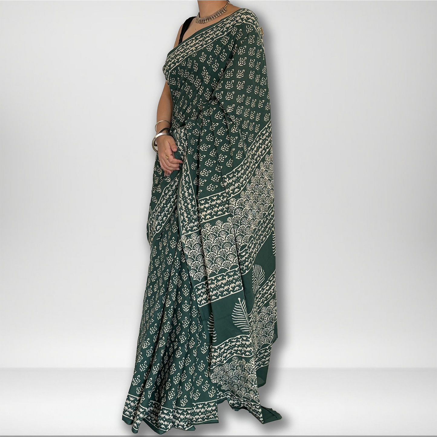 Dhara | Block Print Saree