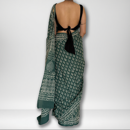 Dhara | Block Print Saree