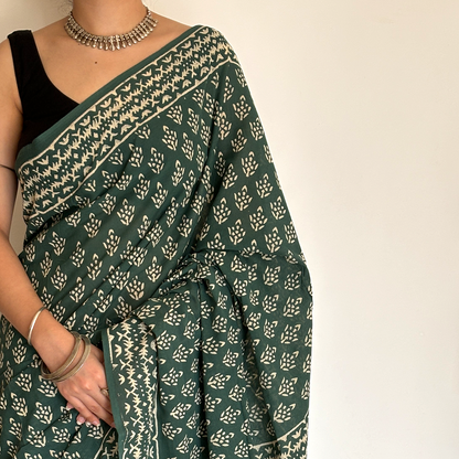 Dhara | Block Print Saree