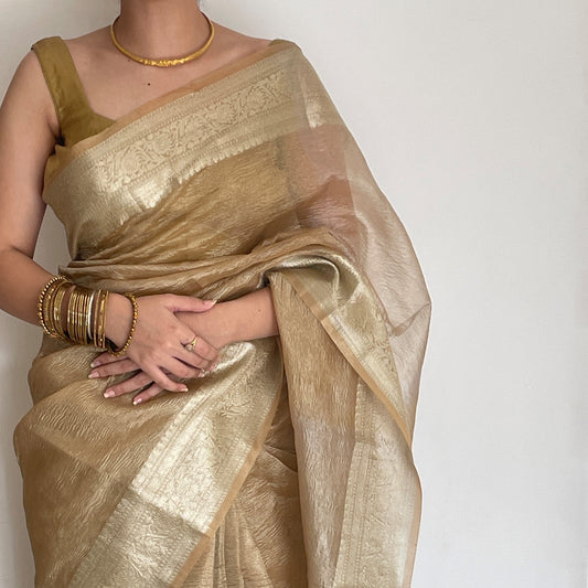 Gauri | Crush Tissue Saree