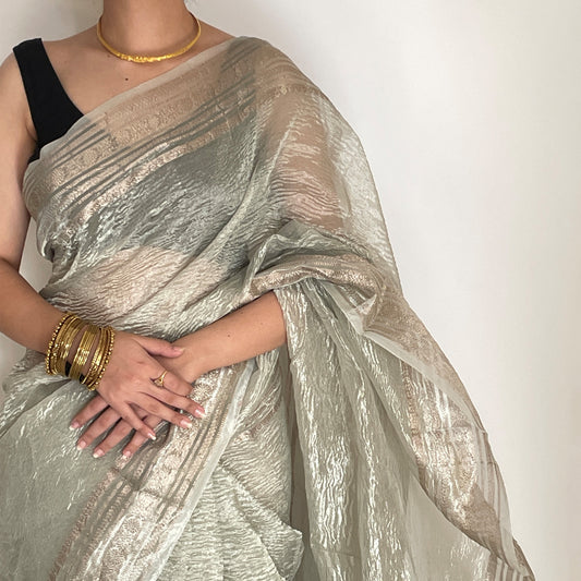 Kanak | Crush Tissue Saree