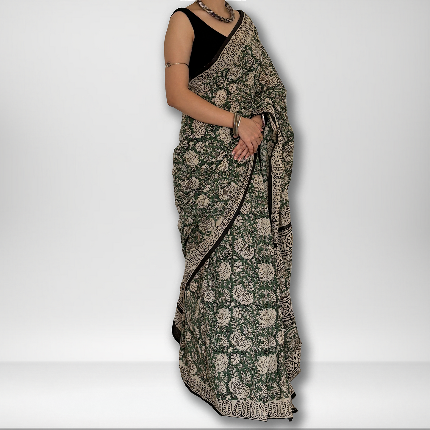 Mayuri | Block Print Saree