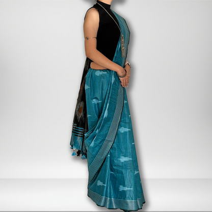 Neel | Ikat Saree