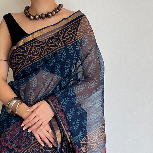 Rudra | Block Print Saree