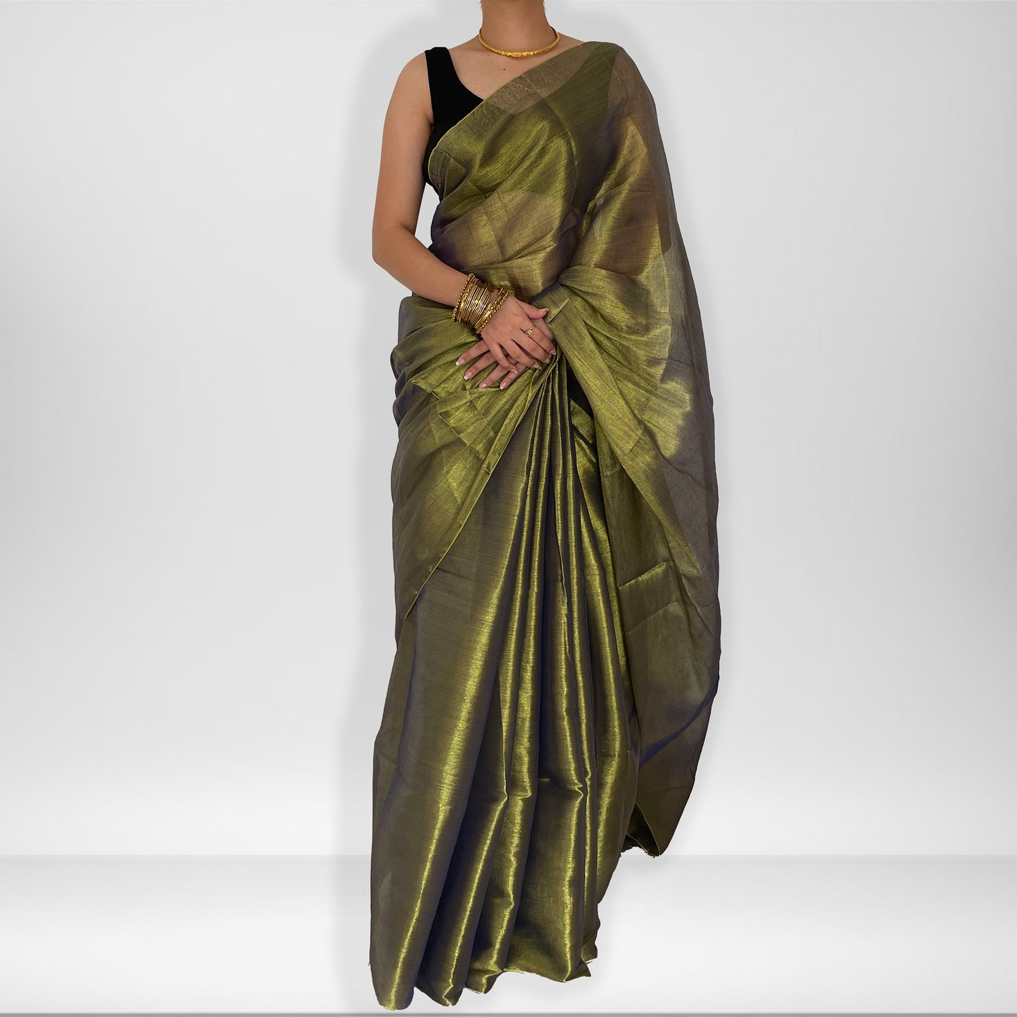 Saba | Raga Cotton Tissue Saree