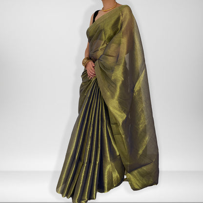 Saba | Raga Cotton Tissue Saree