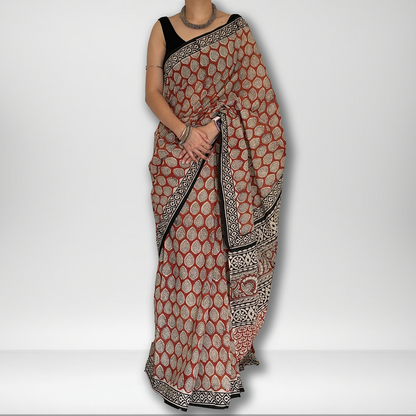 Shankari | Block Print Saree