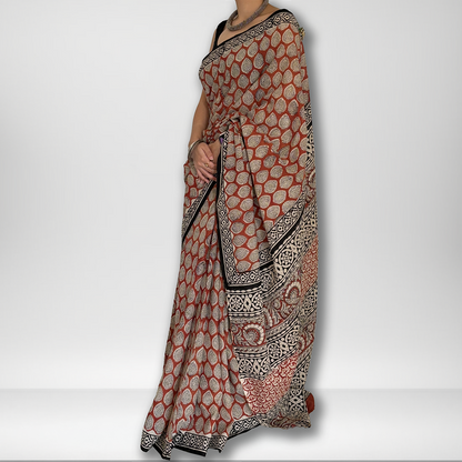 Shankari | Block Print Saree