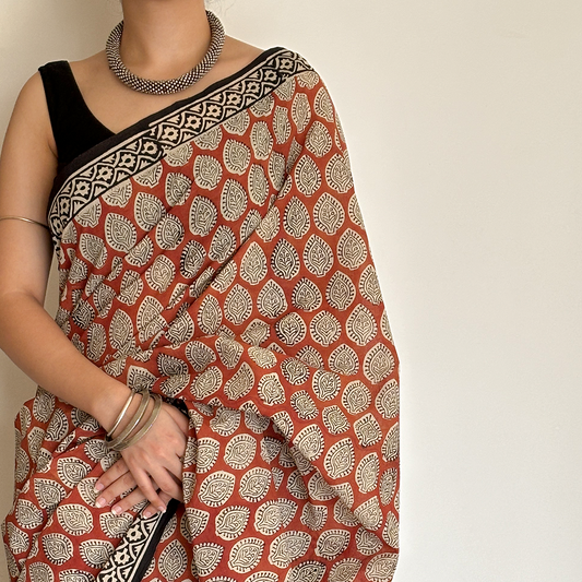 Shankari | Block Print Saree