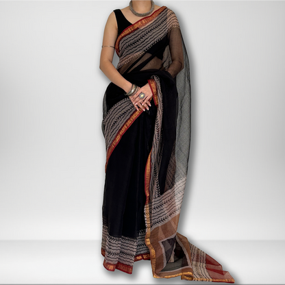 Shikha | Block Print Saree