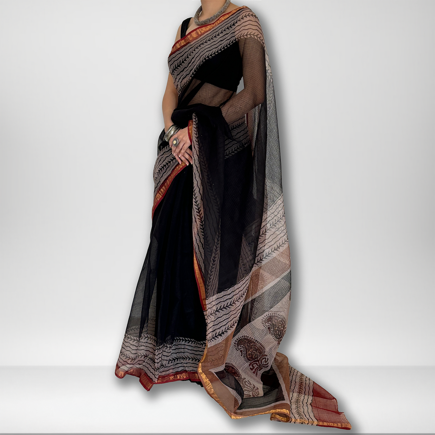 Shikha | Block Print Saree