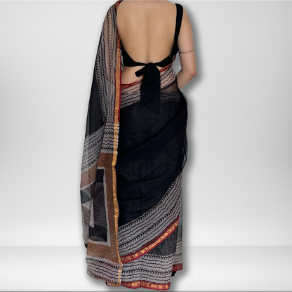 Shikha | Block Print Saree