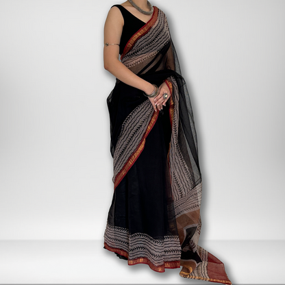 Shikha | Block Print Saree