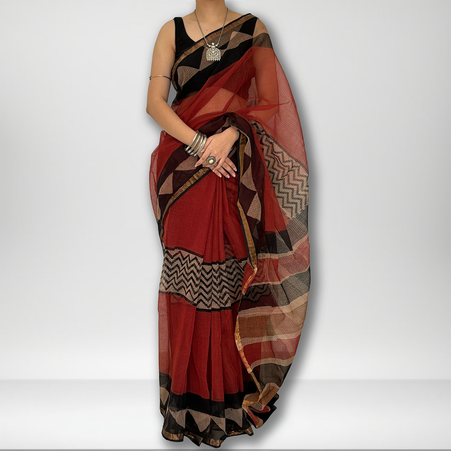 Tarang | Block Print Saree