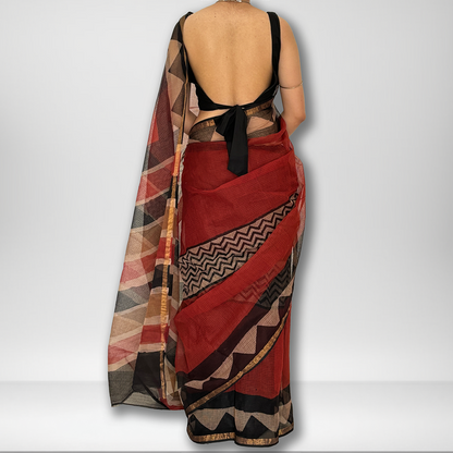 Tarang | Block Print Saree