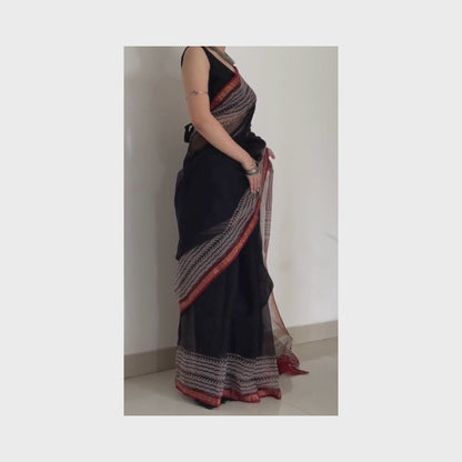 Shikha | Block Print Saree