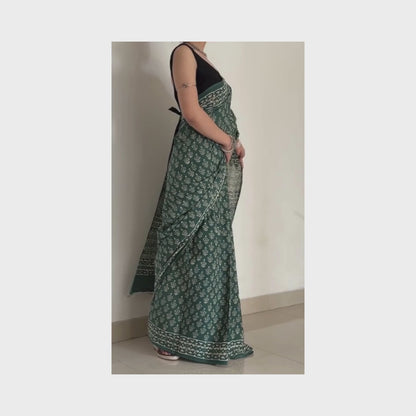 Dhara | Block Print Saree