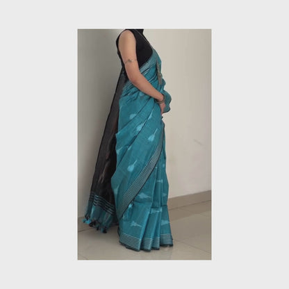 Neel | Ikat Saree